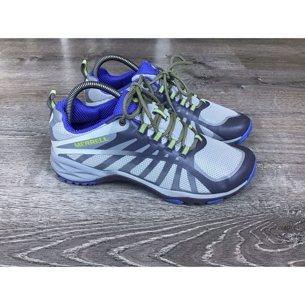 Merrell Siren Edge Q2 Hiking Shoes Womens 9 Grey Purple J41324 Trail Sneakers